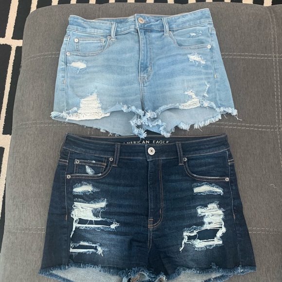 American Eagle Outfitters Pants - American Eagle Hi Waist Denim Shorts Lot